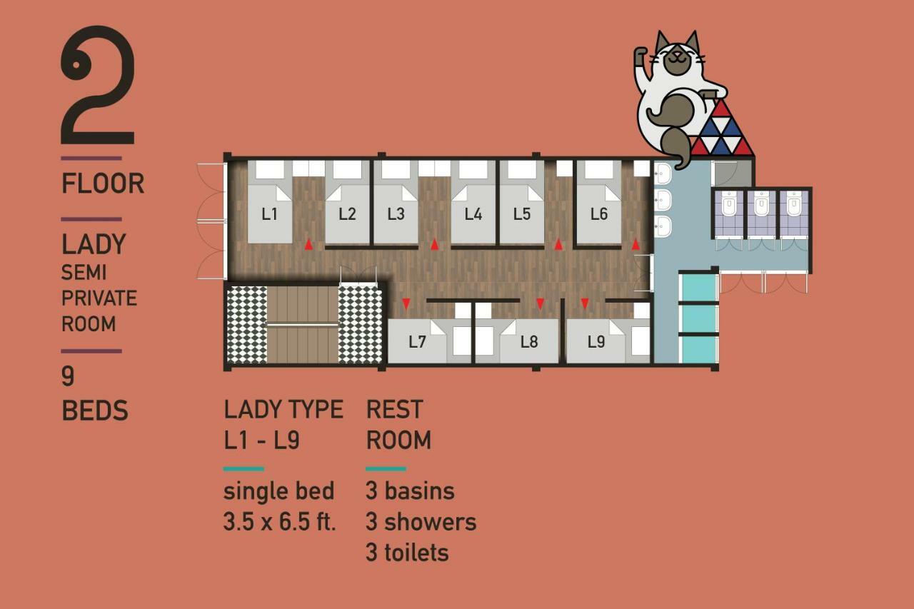 Siam Colors Hostel بانكوك المظهر الخارجي الصورة